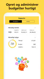 Pengeforvalter–Budget,Udgifter screenshot