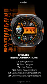 PER009 Sport Watch Face Mesa screenshot