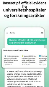 Persly Med AI Kræft Hjerne HIV screenshot