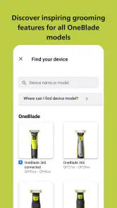 Philips OneBlade (Daily Care) screenshot
