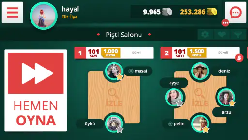 Pişti Online screenshot