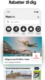 PlusKort app’en screenshot