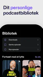 Podimo - Podcasts & Lydbøger screenshot