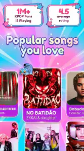 Pop Piano 2: Fliser Musik Spil screenshot