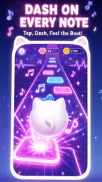 PopCat:Run Music Beats 2 screenshot