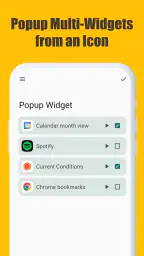 Popup Widget screenshot