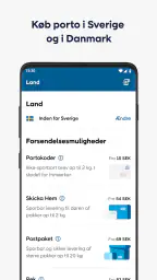 PostNord screenshot