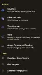 Poweramp Equalizer screenshot
