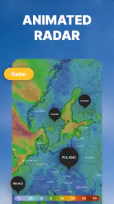 Præcis Vejr i realtid - Radar screenshot