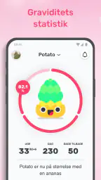 Preggers Gravid og Baby App screenshot