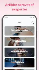 Preggers Gravid og Baby App screenshot