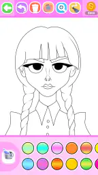 Princess Coloring Book Glitter screenshot