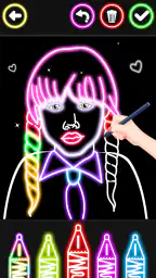 Princess Coloring Book Glitter screenshot