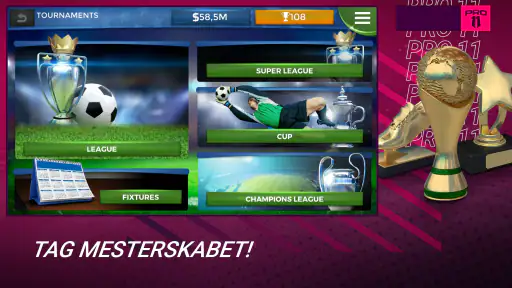 Pro 11 - Football Manager Game screenshot