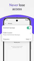 Proton Authenticator screenshot