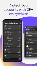 Proton Authenticator screenshot