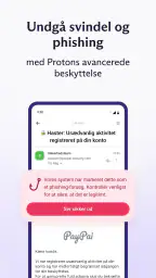 Proton Mail: Krypteret e-mail screenshot