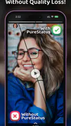 PureStatus: ByeBye Blur Status screenshot