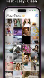PureStatus: ByeBye Blur Status screenshot