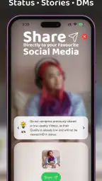 PureStatus: ByeBye Blur Status screenshot