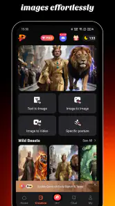 Purvia: AI Art, Video & Swap screenshot