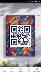 QR kode scanner screenshot