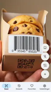 QR-kode scanner Ingen annoncer screenshot
