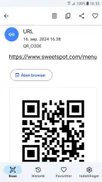 QR-kode scanner Ingen annoncer screenshot