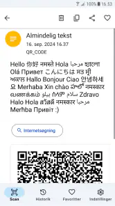 QR-kode scanner Ingen annoncer screenshot