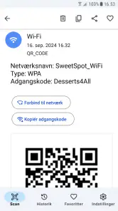 QR-kode scanner Ingen annoncer screenshot