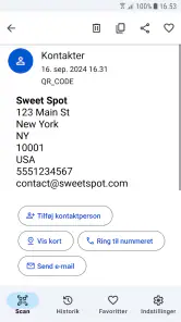 QR-kode scanner Ingen annoncer screenshot