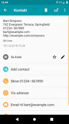 QR- og stregkode-scanner Pro screenshot