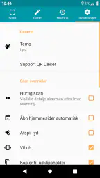 QR- og stregkode-scanner Pro screenshot