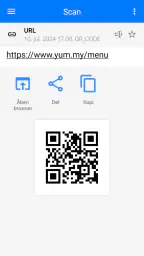 QR- & Stregkodescanner screenshot