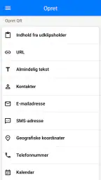 QR- & Stregkodescanner screenshot