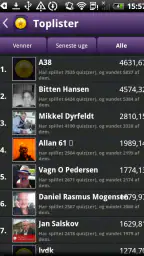 Quizmo -gratis dansk quiz spil screenshot