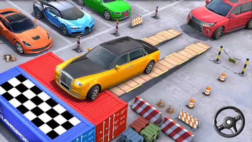 Racing Bil Simulator Spil 3D screenshot