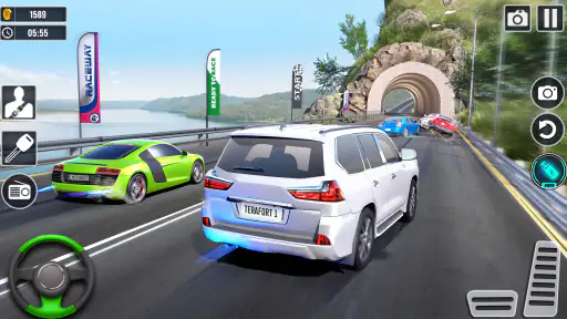 Racing Bil Simulator Spil 3D screenshot