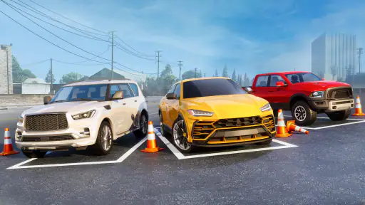Racing Bil Simulator Spil 3D screenshot