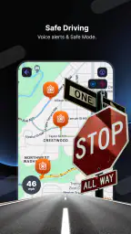 Radar GO-X: HUD, GPS, kort screenshot
