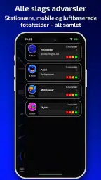 Radarbot: Hastighedskameraer screenshot