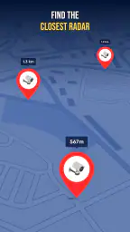 Radarkart, radardetektor, HUD screenshot