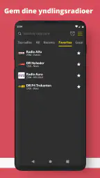 Radio Danmark: Radio play app screenshot
