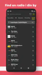 Radio Danmark: Radio play app screenshot