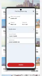 Radisson Hotels, hotelbooking screenshot