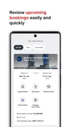 Radisson Hotels, hotelbooking screenshot