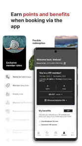 Radisson Hotels, hotelbooking screenshot