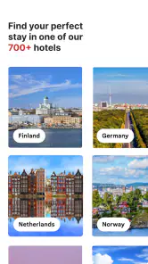 Radisson Hotels, hotelbooking screenshot