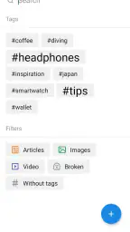 Raindrop.io screenshot
