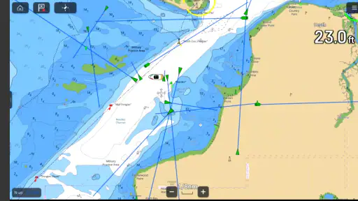 Raymarine screenshot